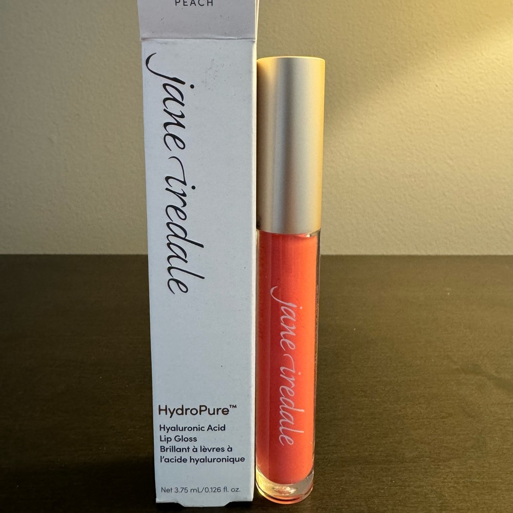 Jane Iredale HydroPure Hylauronic Lip Gloss Spiced Peach 3.75 ml Full Size NIB